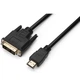 Кабель Prologix Premium HDMI - DVI V 1.3 (M/M), Single Link, 18+1, 0.5 м, Black (PR-HDMI-DVI-P-01-30-05m) - изображение 1