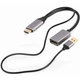 Адаптер Cablexpert HDMI - DisplayPort (M/F), 0.1 м, Black/Grey (A-HDMIM-DPF-02) - изображение 1