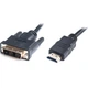 Кабель REAL-EL HDMI - DVI (M/M), 1.8 м, Black (EL123500013) - зображення 1