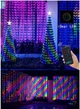 Смарт гірлянда штора 2*2 м 400 LED RGB, керування телефоном чи пультом - зображення 4