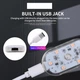 Світильник акумуляторний RGB 2 штуки для салону авто, Світло в салон автомобіля із сенсорним датчиком - зображення 8