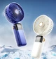 Портативный вентилятор с LED дисплеем и множеством функций Складной, подставка для телефона, на аккумуляторе - изображение 7