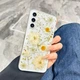 Прозорий силіконовий квітковий чохол для Samsung Galaxy S24 - зображення 8