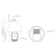 Тепловизионная IP-видеокамера TVT TD-5635E1-VT2(PE/432/VL30/25mm) Thermal 384*288 f=25mm Optical PTZ 4Mp f=4.8-154mm (77-00457) - изображение 2