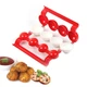 Форма для виготовлення м'ясних фаршированих кульок Stuffed Ball Maker Red + White кухонна (F_4917-14249) - зображення 2