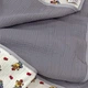Плед Детский Lovely Svi Хлопок Муслин 100х130 см - двухсторонний - Серый - изображение 2