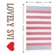 Полотенце пештемаль Lovely Svi хлопковое, пляжное, хамам, spa - XХL 100x180 см Red/Blue Stripes - изображение 5