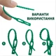 Багаторазові хомути-кліпси для підв'язки рослин, 50 шт., 17 см, зелені - зображення 3