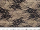Ткань Кружево Венеция букетики, черный, пог. м. (к64, 2502052, цв2) - изображение 4