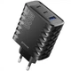 СЗУ Proove Speed Surge Gan 65W (USB + 2 Type-C) black - изображение 1