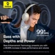 Беспроводные Bluetooth наушники Baseus Bass 35 Max |BT5.3, 50h, Type-C| white - изображение 4