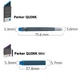 Картриджи Parker Quink Mini /6шт черные - изображение 2