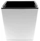 Горщик для квітів Prosperplast Urbi Square Low 29,5х29,5х29 см білий пластиковий (DURS300L-S449) - зображення 4