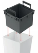 Горщик для квітів Prosperplast Urbi Square Low 29,5х29,5х29 см білий пластиковий (DURS300L-S449) - зображення 5