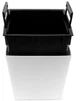 Горщик для квітів Prosperplast Urbi Square Low 29,5х29,5х29 см білий пластиковий (DURS300L-S449) - зображення 10