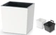 Горщик для квітів Prosperplast Urbi Square Low 29,5х29,5х29 см білий пластиковий (DURS300L-S449) - зображення 12