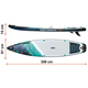 Nadmuchiwana deska SUP Neo Sport Reefbreak 350 x 81 x 15 cm z wiosłem, pompką i torbą do przechowywania 170302 (5903890626969) - obraz 6