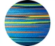 Шнур Owner Kizuna Broad multi color PEx8 150м 0.15мм 8.2кг / 18lb (56119-015) - зображення 3