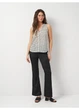 Блуза H&M XS Белый 0619258_02 - изображение 3