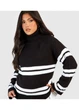 Светр для вагітних boohoo XL Чорно-білий GZZ56764_01 - зображення 1