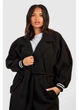 Пальто boohoo 44 Черный GZZ73025_02 - изображение 4