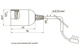 Патрон E27 подвесной со шнуром 15см 78х37mm пластик белый [s9100057] e.lamp socket pendant..E27.pl.white E.NEXT - изображение 1