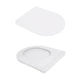 Унитаз подвесной Qtap Jay безободковый Ultra Quiet с сиденьем Soft-close QT07335177W - изображение 8