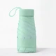 Мини-зонт Lesko 191T Turquoise карманный с чехлом капсулой для защиты от дождя и солнца - изображение 2