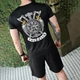 Тактичний комплект Valhalla Футболка + Шорти чорний розмір 3XL - зображення 5