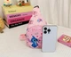 Детский рюкзак сумка-слинг Стич Stitch 18*13 см - Розовая - изображение 3