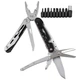 Мультитул MFH Fox Outdoor с насадками для отвертки и чехлом серебристый 11x5x2 см - изображение 1