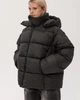 Женская зимняя куртка Tur Wear Хлоя утепленная синтепухом черная размер L-XL - изображение 3