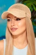 В'язана бейсболка Braxton «Сітка» світло-бежевий (4956) - зображення 1