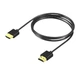 Кабель HDMI Slim, 2K 144Hz (4K 60Hz) Тонкий (3.2mm), 3m (300cm) Black - изображение 1