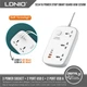 Подовжувач мережевий Ldnio SC3416 | 2USB/2Type-C, 3Sockets. QC/PD, 65W/5A, 2м EU Plug| white - зображення 5