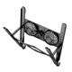 Подставка для ноутбука HOCO Brilliant heat dissipation folding notebook stand DH17 black - изображение 5