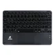 Клавиатура беспроводная JEQANG JB-380 bluetooth charging and lighting touch keyboard Черный - изображение 1