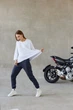 Спортивные штаны из тринитки L-XL. Серый - изображение 5