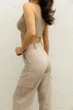 Женские штаны-карго XL. Бежевые - изображение 6