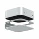 Подставка для Mac Mini M4/M4 Pro MISSION MS60 Silver с быстрым доступом к кнопке выключения и дополнительным пассивным охлаждением - изображение 7