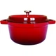 Кастрюля Ringel Essen RG-2300-22 22 см 2.9 л красная 5091337 - изображение 1