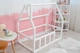 Детская кровать домик Монтессори BUSY WOOD напольная Модель 1 120х60 см белая - изображение 8