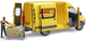 Zestaw Bruder Mercedes-Benz Sprinter DHL z figurką 2671 (4001702026714) - obraz 3