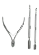 Zestaw do manicure NailFreak Nipper & Pusher 3 elementy (5712568003922) - obraz 1