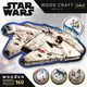 Пазл Trefl Wooden Star Wars Тысячелетний сокол 160 элементов (5900511201895) - изображение 3