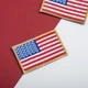 Набор шевронов 2 шт на липучке Флаг США и Украина/США, вышитый патч нашивка 5х8 см (800029839) TM IDEIA - изображение 5