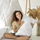 Ковдра Air Dream Classic літня ТМ IDEIA 155*215 см рози. - зображення 6