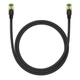 Сітковий кабель Baseus High Speed ​​CAT8 40Gigabit Ethernet Cable (Braided Cable) 3m Cluster Black [ID: 2595594225] - зображення 1