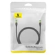 Сітковий кабель Baseus High Speed ​​CAT8 40Gigabit Ethernet Cable (Braided Cable) 3m Cluster Black [ID: 2595594225] - зображення 2