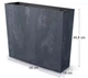 Горщик для квітів Prosperplast Urbi Case Beton Effect 58x18x49.8 см антрацит (DUC600TE-S433) - зображення 2